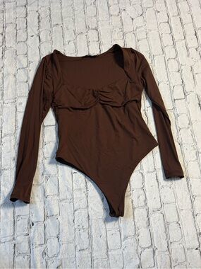 Brown bodysuit